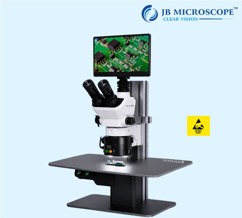 Stereo Zoom Microscope JBM-PL75 Z-Drive view 2