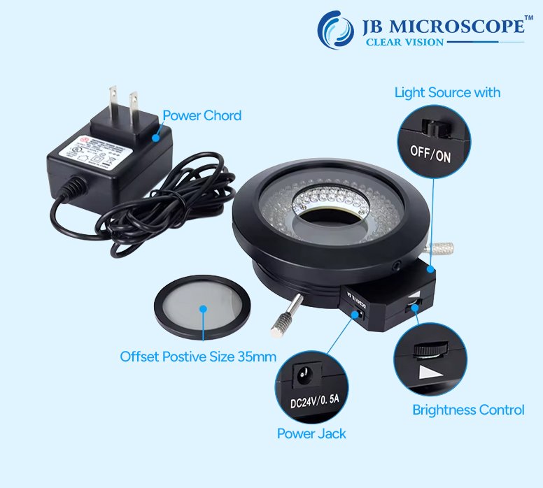 Microscope LED visual polarization light source  JBM-86X view 5