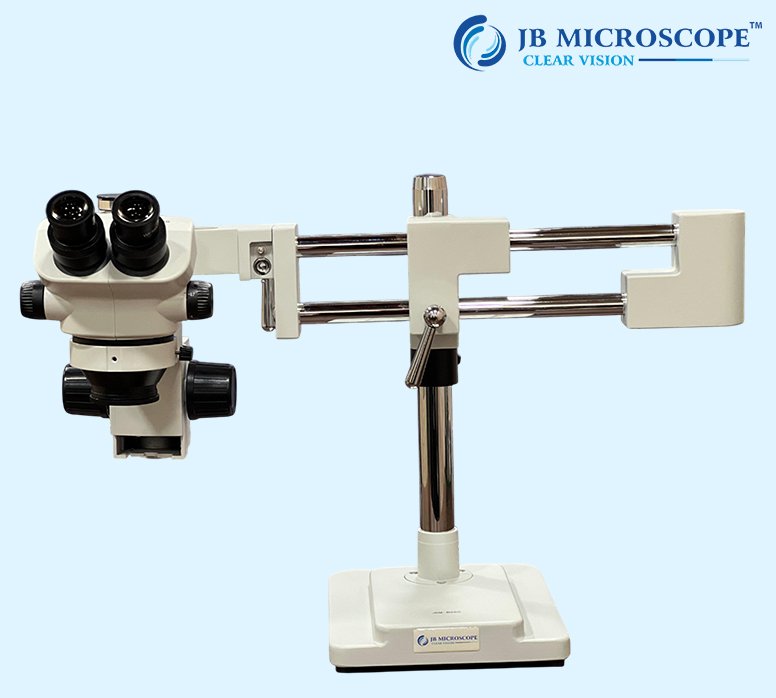 Stereo Zoom Microscope WITH DUAL ARTICULATING STAND (JBM-BS50)