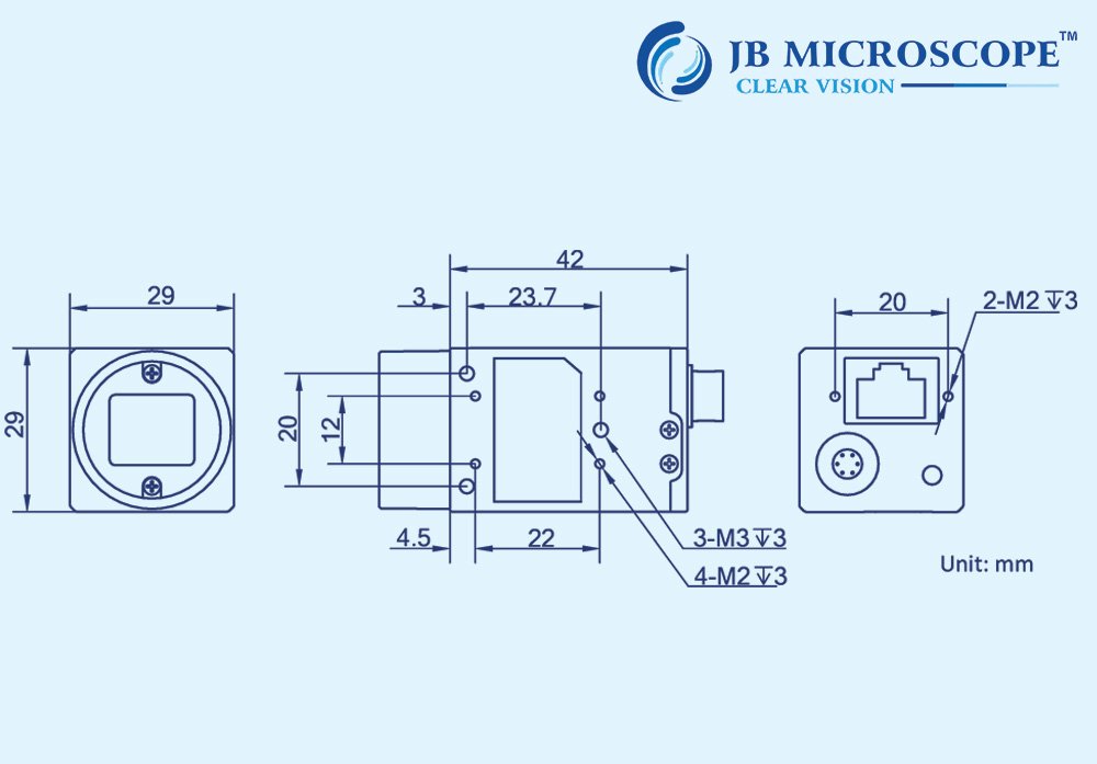 5MP Area Scan Camera  JBM- MV-CA050-12GC Specifications