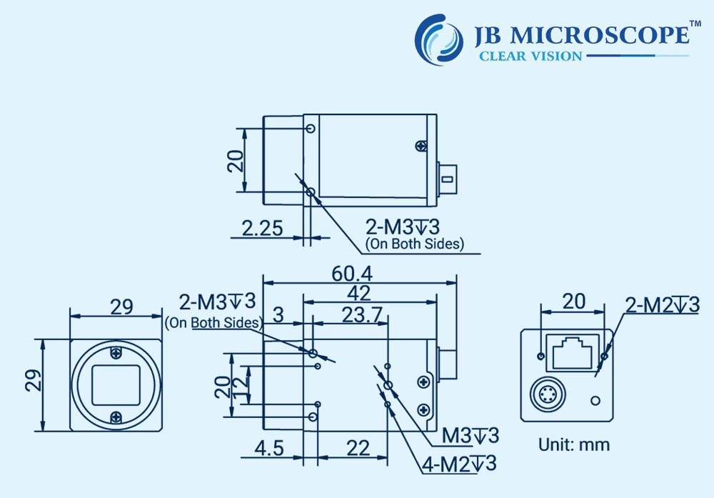 Area Scan Camera5MP JBM-MV-CS050-60GC Specifications