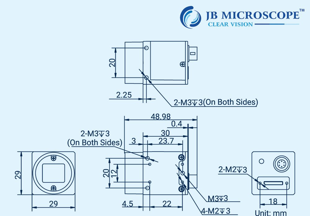 5MP Area Scan Camera JBM-MV-CS050-10UC Specifications