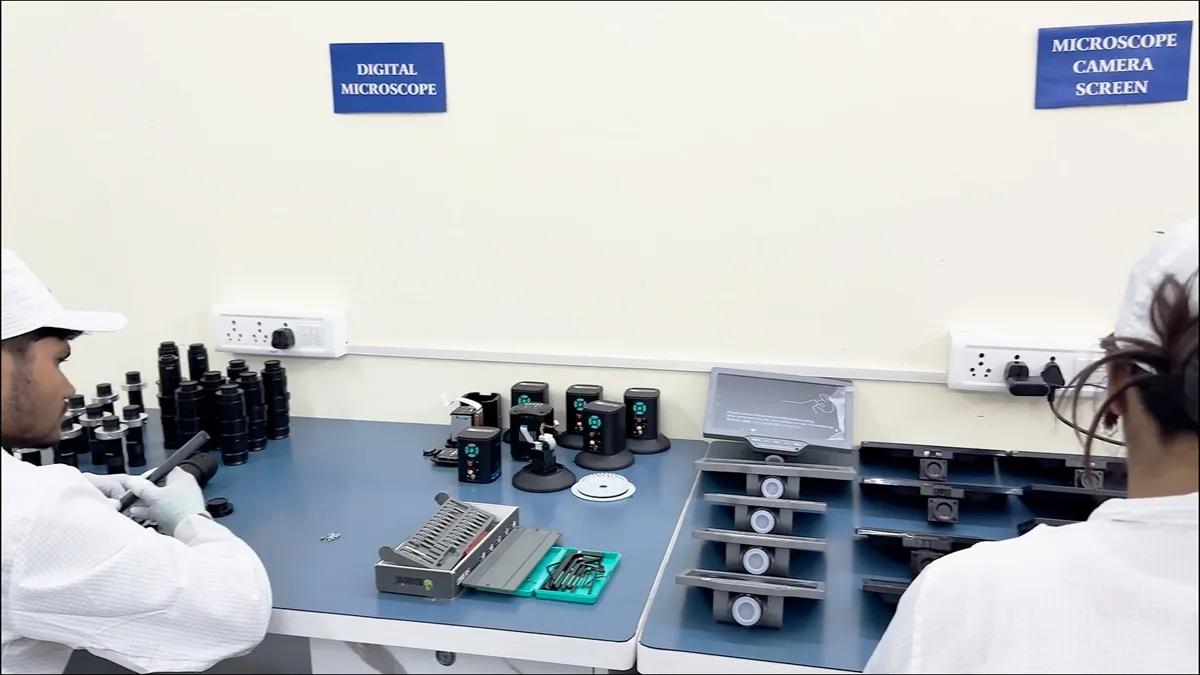 Digital Microscope Production Area