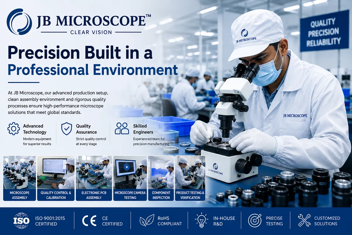 JB Microscope Production and Assembly Infrastructure